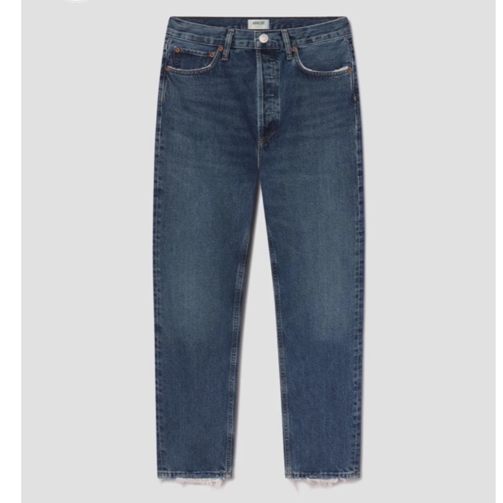 Agolde - 90's Pinch Waist High Rise Straight Jeans in Range